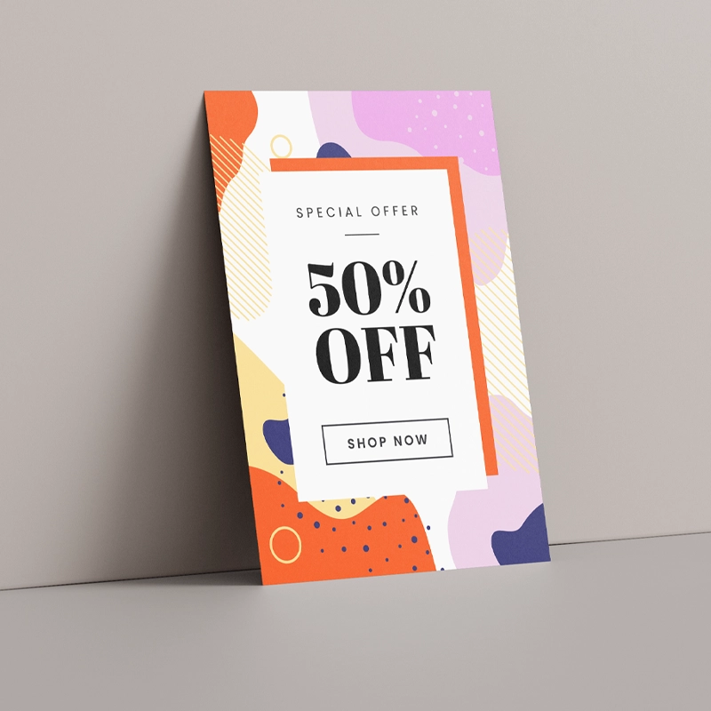 Cardboard Printing Signage UK Delivery Tradeprint